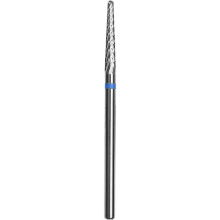 STALEKS PUNTA CARBIDE CONO, BLU, DIAMETRO 2.3 MM - LUNGHEZZA PUNTA 14 MM