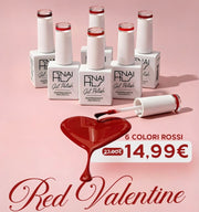 BOX SAN VALENTINO 6 SEMIPERMANENTI RED VALENTINE  7ml