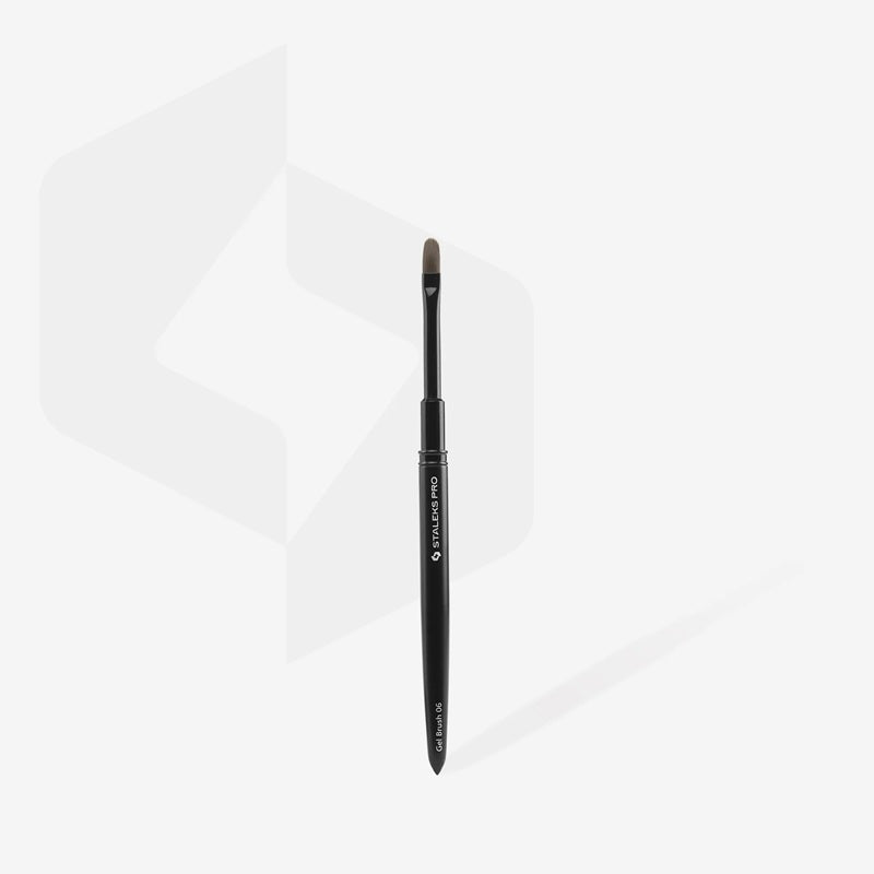 STALEKS EXPERT 06 Pennello per il gel, larghezza 6 mm/lunghezza 11 mm