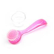 SPAZZOLINO TONDO CON MANICO PER UNGHIE VARI COLORI